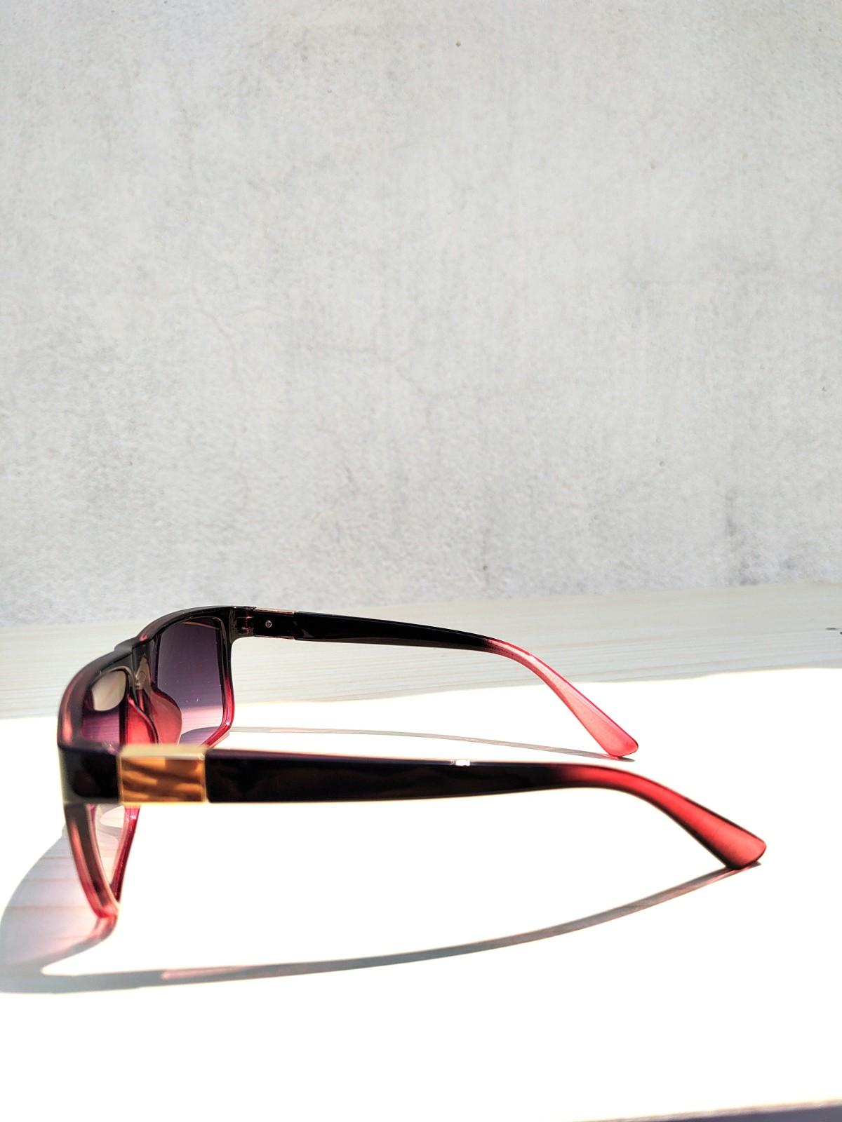 UV protected red and black sunglass for men and women